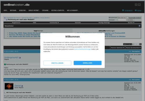 
                            10. Rechnung per mail oder Webbill? - onlinekosten.de Forum