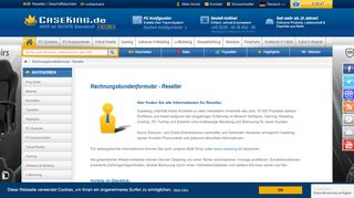 
                            3. Rechnungskundenformular - Reseller - Caseking