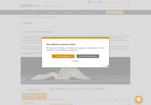 
                            9. Rechtsanwalt IT-Recht online fragen | yourXpert