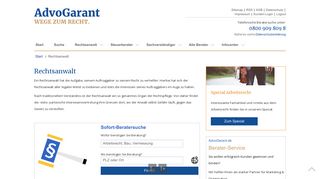 
                            11. Rechtsanwalt suchen mit Anwaltssuche von advogarant.de
