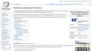 
                            2. Rechtsanwaltskammer München – Wikipedia