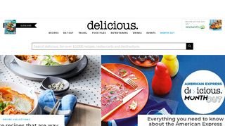 
                            10. Recipes, Restaurants, Food Trends & More - delicious.com.au