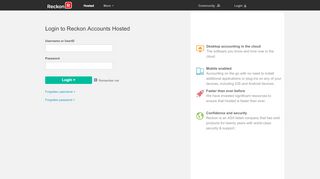 
                            1. Reckon Accounts Hosted - Hosted - Reckon