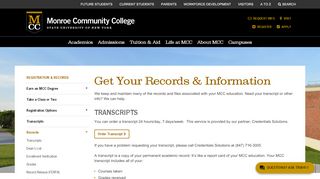 
                            11. Records Overview | Registration & Records | Monroe Community ...