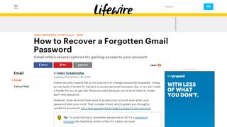 
                            10. Recover a Forgotten Gmail Password - Take These Steps - ...