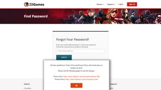 
                            6. Recover Account - Z8Games - Free Gaming. Evolved.