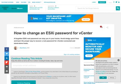 
                            12. Recover an ESXi root password for stand-alone and vCenter hosts
