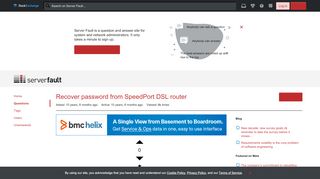 
                            8. Recover password from SpeedPort DSL router - Server Fault