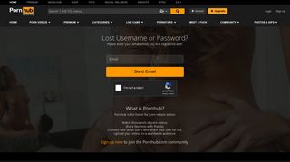 
                            2. Recover Username and Password - Pornhub Premium