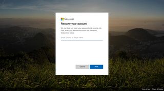 
                            12. Recover your account - Microsoft account