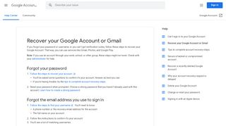 
                            4. Recover your Google Account or Gmail - Google Account Help