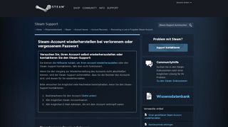 
                            7. Recovering a Lost or Forgotten Steam Account - Account Recovery ...