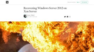 
                            5. Recovering Windows Server 2012 on Xen Server – Poolski – Medium