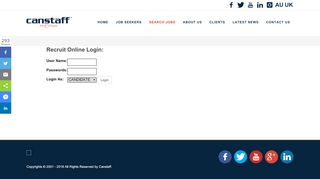
                            1. Recruit Online Login - Canstaff