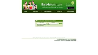 
                            4. Recruiter Login - Baroda Naukri