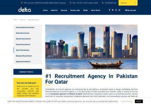 
                            8. Recruitment Agencies for Qatar - Delta International ...