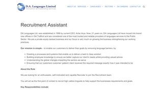 
                            7. Recruitment — DA Languages