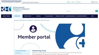 
                            2. Recruitment & Employment Confederation - Membership Portal