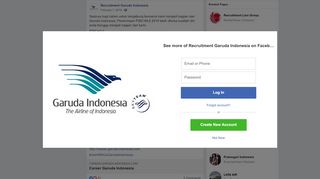 
                            11. Recruitment Garuda Indonesia - Facebook