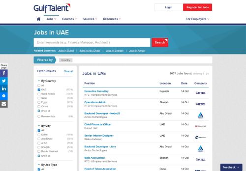 
                            13. Recruitment & Jobs in UAE | GulfTalent