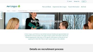 
                            6. Recruitment Process - Aer Lingus