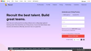 
                            11. Recruitment Software | Applicant Tracking System - Zoho Recruit