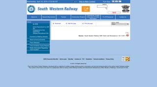 
                            6. Recruitment - South Western Railway - Indian Railway