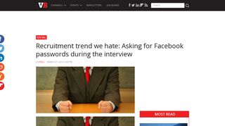 
                            11. Recruitment trend we hate: Asking for Facebook passwords during the ...