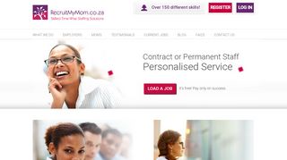 
                            3. RecruitMyMom.co.za | Flexible and part-time employment for skilled ...