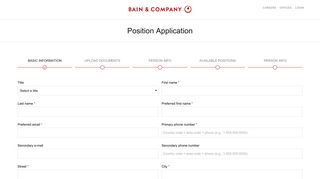 
                            5. Recruits Portal - Bain & Company