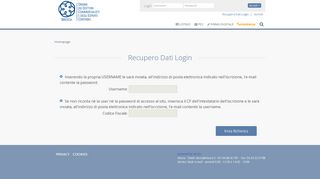 
                            5. Recupera Dati Login - Visura