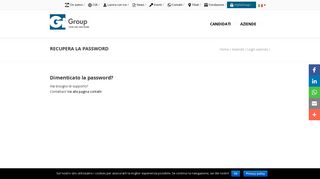 
                            5. Recupera la password - Gi Group, agenzia per il lavoro