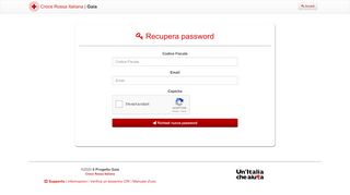 
                            6. Recupera password - Il Progetto Gaia - Croce Rossa Italiana