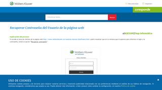 
                            6. Recuperar Contraseña del Usuario de la página web - A3Responde