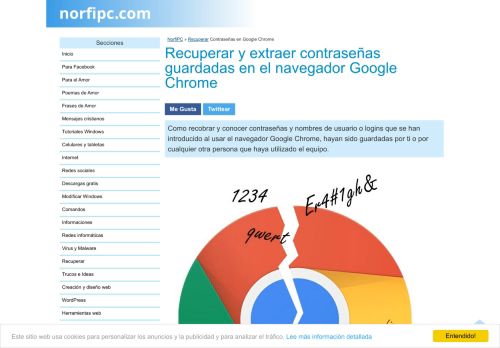 
                            13. Recuperar contrasenas guardadas con el navegador Google Chrome