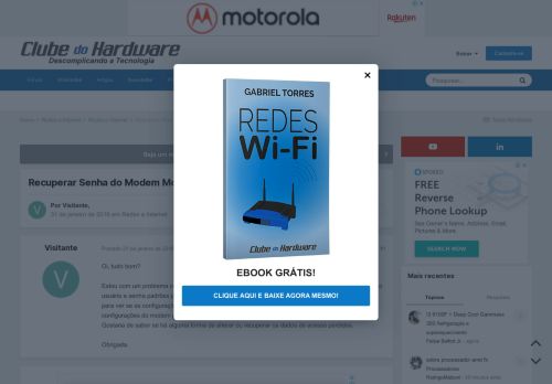 
                            2. Recuperar Senha do Modem Motorola SVG 6582 - Redes e Internet ...