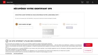 
                            10. Récupération identifiant - SFR