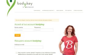 
                            10. Recupero account | bodykey by Nutrilite -