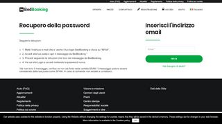 
                            10. Recupero della password - BedBooking - Mobile booking calendar ...
