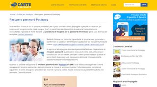 
                            4. Recupero password Postepay - Password dimenticata? Segui la guida!