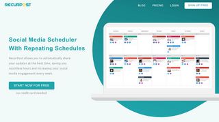 
                            12. RecurPost: Social media post scheduler with amazing features