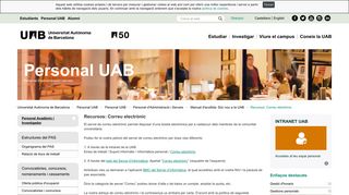 
                            4. Recursos: Correu electronic - Universitat Autònoma de ... - UAB