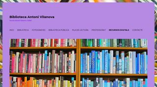 
                            7. RECURSOS DIGITALS – Biblioteca Antoni Vilanova