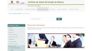 
                            3. Recursos Humanos | Instituto de Salud del Estado de México