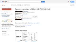 
                            8. Recursos Informáticos WINDOWS 2000 PROFESSIONAL