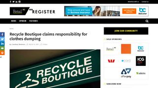 
                            11. Recycle Boutique claims responsibility for clothes dumping | The ...