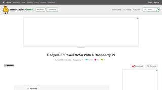 
                            11. Recycle IP Power 9258 With a Raspberry Pi: 12 Steps