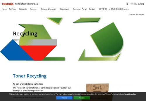 
                            10. RECYCLING | Toshiba Tec Switzerland AG