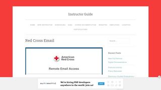 
                            7. Red Cross Email | Instructor Guide