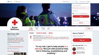 
                            11. Red Cross Jobs (@RedCrossJobsUK) | Twitter